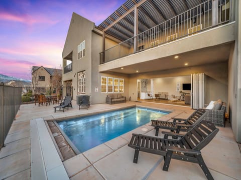 Private Pool at Dusk