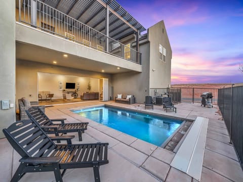 Private Pool at Dusk