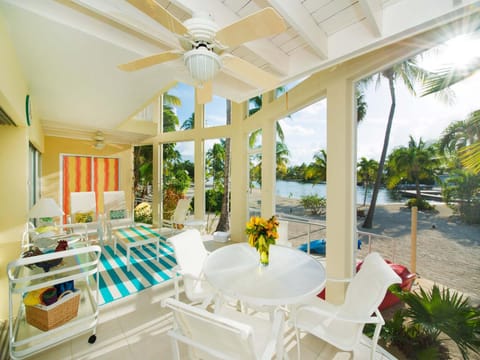 The screened lanai with water views will become your go-to spot to relax and recharge.