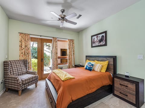 Main bedroom. Pine Mountain Lake Vacation Rental "Timber Lodge". Unit 13A Lot 1.