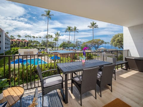 Pacific Ocean and pool views from your private lanai