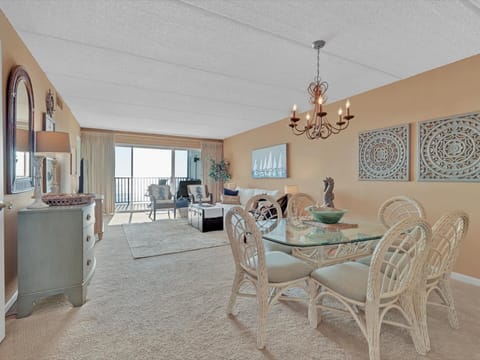 Living and Dining Area with Ocean View