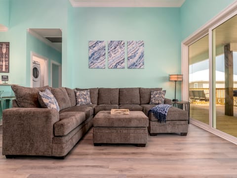 Living Room Simply Blessed Dauphin Island Beach Rentals