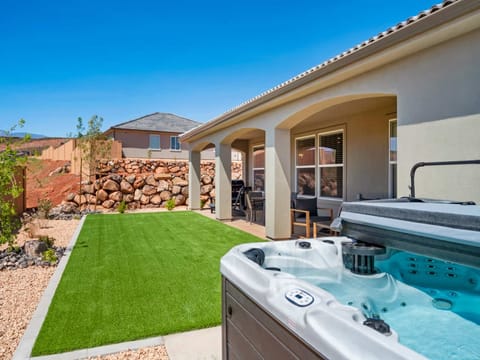 Hot Tub Back Yard