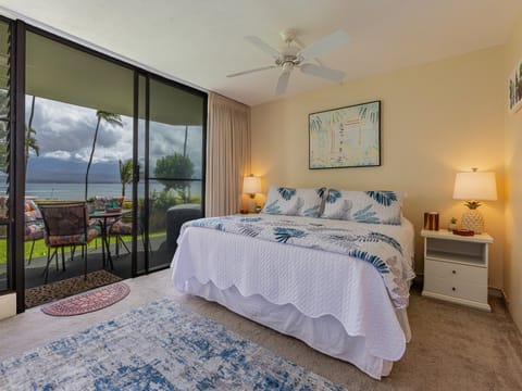 Primary bedroom with a luxurious King bed