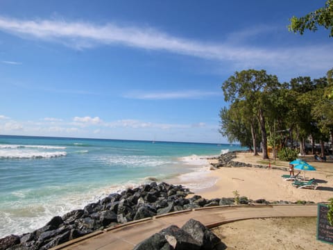 View of the North beach from the deck