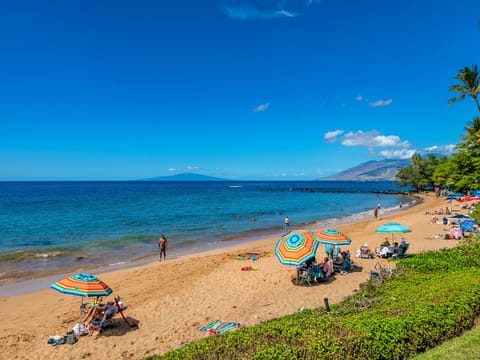 Ulua Beach is steps away