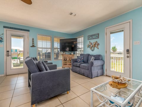 Living Room Sunset Point Beach House