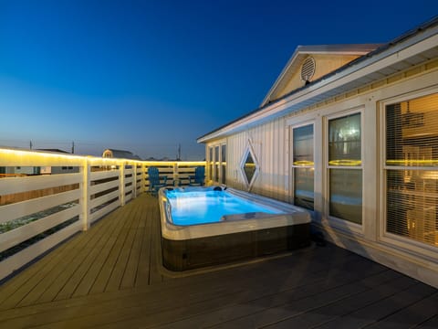 Feelin' Salty Heated Pool at Twilight