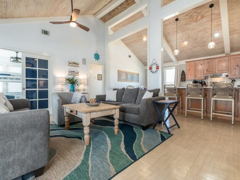 002  Living Room Feelin' Salty - Dauphin Island Vacation Home