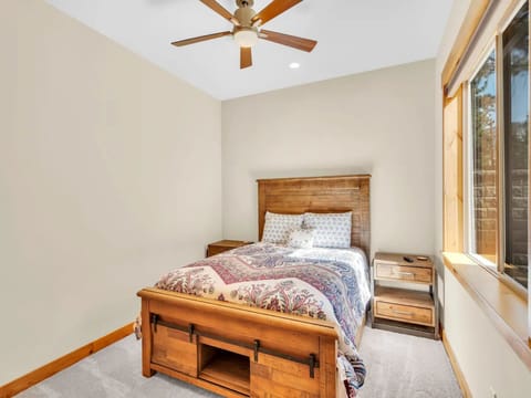 Lower Level Bedroom with New Queen Bed