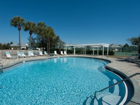 Soak up the sun by the pool