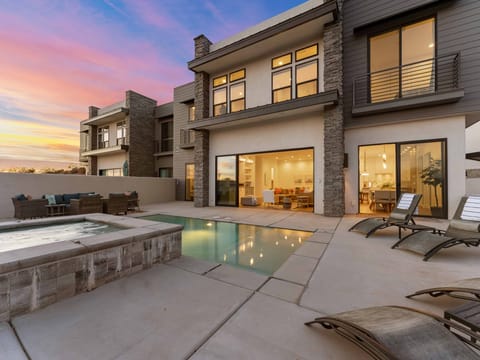 Back of Patio at Dusk