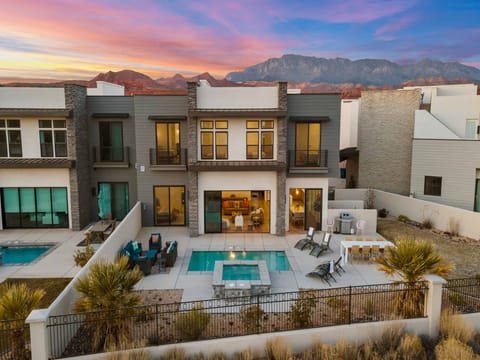 Back of Patio at Dusk