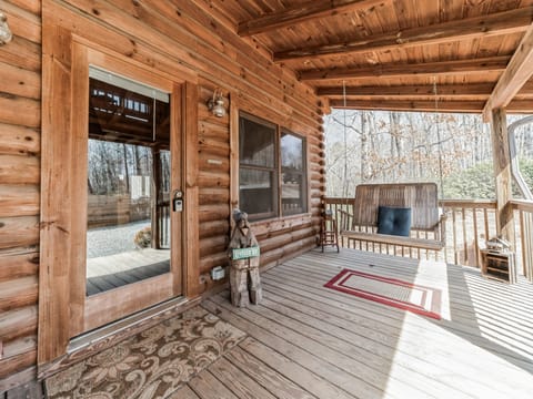 Welcoming front porch