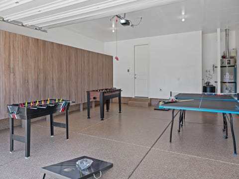 Game Room in Garage