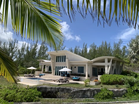 Patio with pool and 50-mile, 180-degree ocean view.