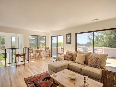 Living Room and Entry to the Home