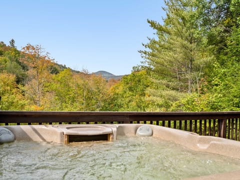 Views out of the hot tub.