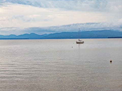 Picturesque Lake Champlain just steps away