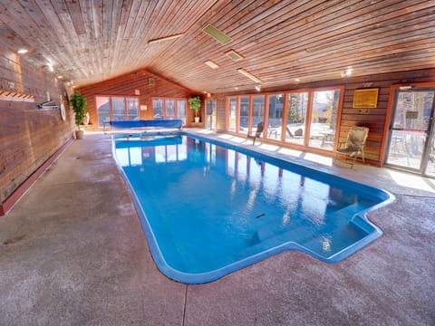 Large pool in clubhouse