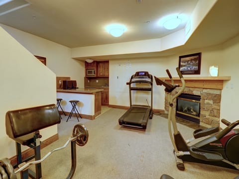 Small communal gym