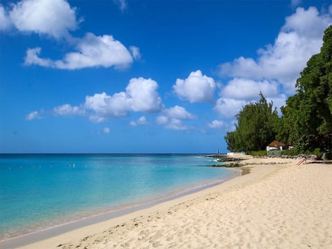 Stunning beach just across the street