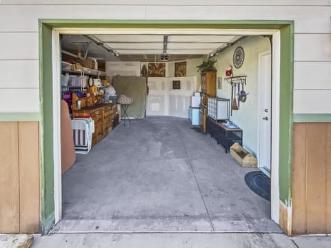 Secure storage for 1 vehicle, bicycles, and golf equipment