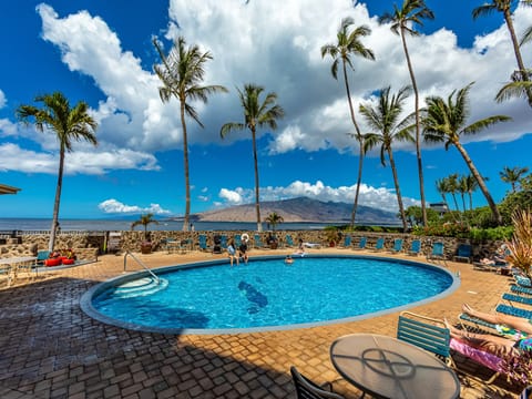 Oceanview Pool with West Maui as a Backdrop