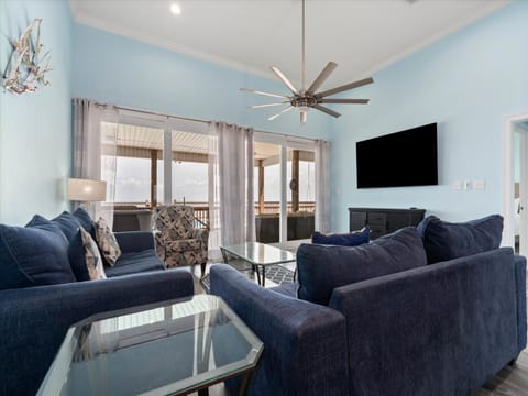 Dauphin Blue Living Room