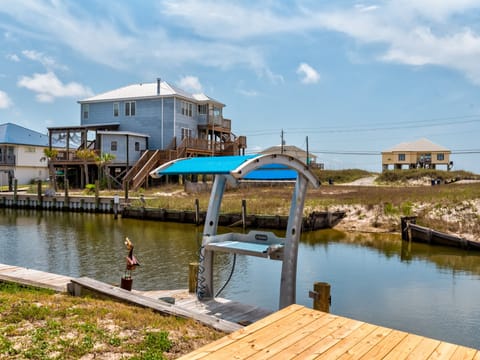 Coastal Château Canal Deck with Fish Cleaning Station