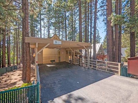 Front of House with Carport