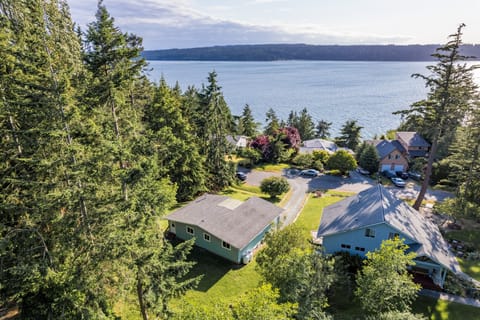 Tucked away on a tranquil cul-de-sac, offering picturesque views of the peaceful Holmes Harbor.