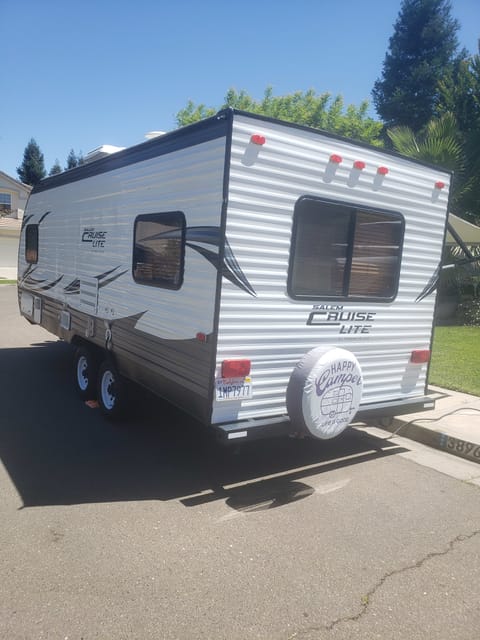 Just Right Traveler(JRT). I feel this trailer isn't too big or too small that's why I have named her JRT. Towable trailer in Merced