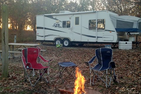 Experience The Great Outdoors in "The Cub" Towable trailer in Independence