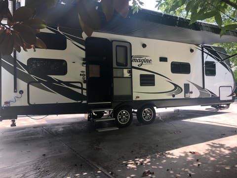Imagine by Grand Design & Campsite at Riverstone Campground in Townsend, TN Towable trailer in Townsend