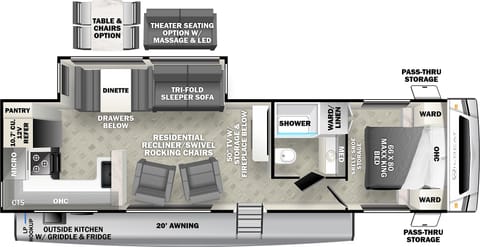 Hotel on wheels Towable trailer in Klamath Falls