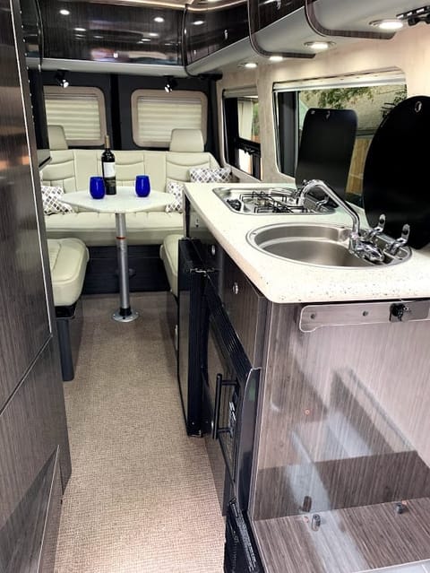 Glamping Lifestyle Mercedes Airstream Rental Campervan in Covington