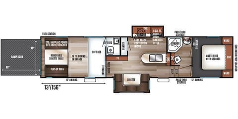 2016 Forest River RV Cherokee Wolf Pack 325PACK13 Towable trailer in Edinburg