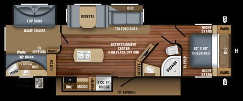 2018 Jayco Eagle HT 324BHTS Towable trailer in Richland