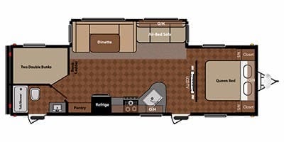 2014 Keystone RV Springdale 282BHSSR Artic Package Towable trailer in Kanab