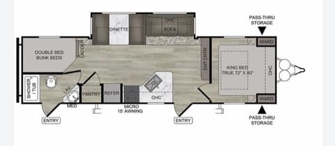 2019 EAST TO WEST Della Terra 27 K2D Towable trailer in Pequot Lakes