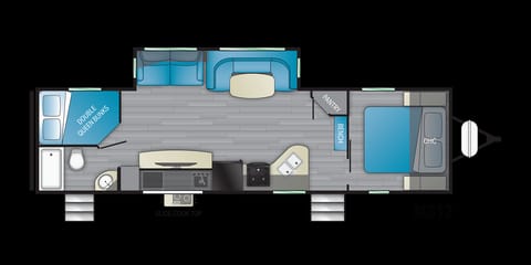 2021 Heartland Mallard  Family Adventure Trailer. Ziehbarer Anhänger in Crestview