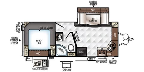 2018 Forest River RV Rockwood Mini Lite 2506S Towable trailer in Kyle