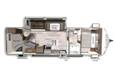 2021 Kodiak bunkhouse,  -- delivery only Towable trailer in Federal Way