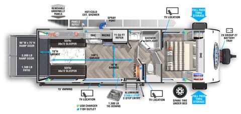 2019 Forest River RV Salem FSX 260RT Towable trailer in Greeley