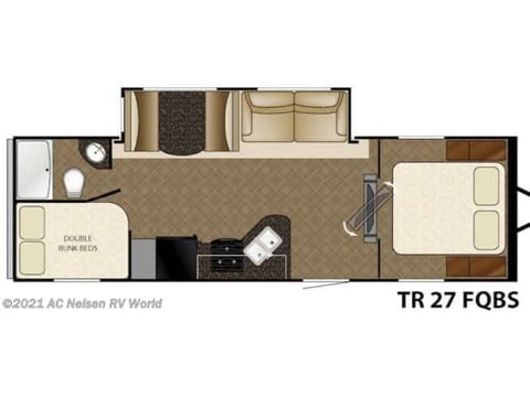 2015 Heartland Trail Runner 27FQBS (sleeps 6+) Tráiler remolcable in Midland