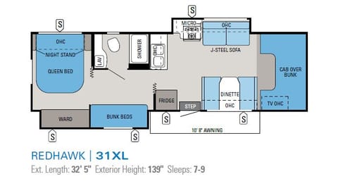 Best Floorplan For Families - 2014 Jayco Redhawk Drivable vehicle in Lacey