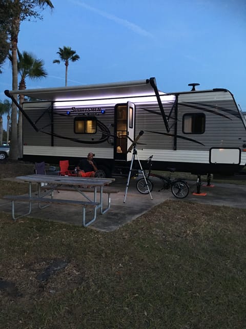 Eric and Geneda's Kid Approved Camper Rental Towable trailer in Southaven