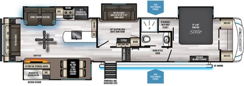 2022 Cherokee Arctic Wolf Suite 3660 Towable trailer in Mansfield